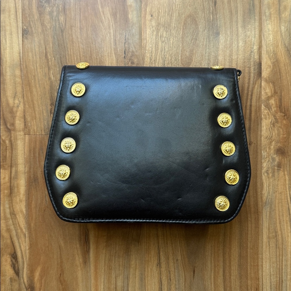 VTG • Medusa Head Leather & Chain Bag - Picture 4 of 9